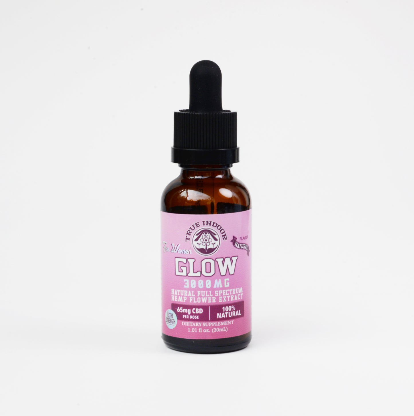 GLOW Full Spectrum CBD Flower Extract for Women - True Indoor Naturals - indoor cbd hemp flower