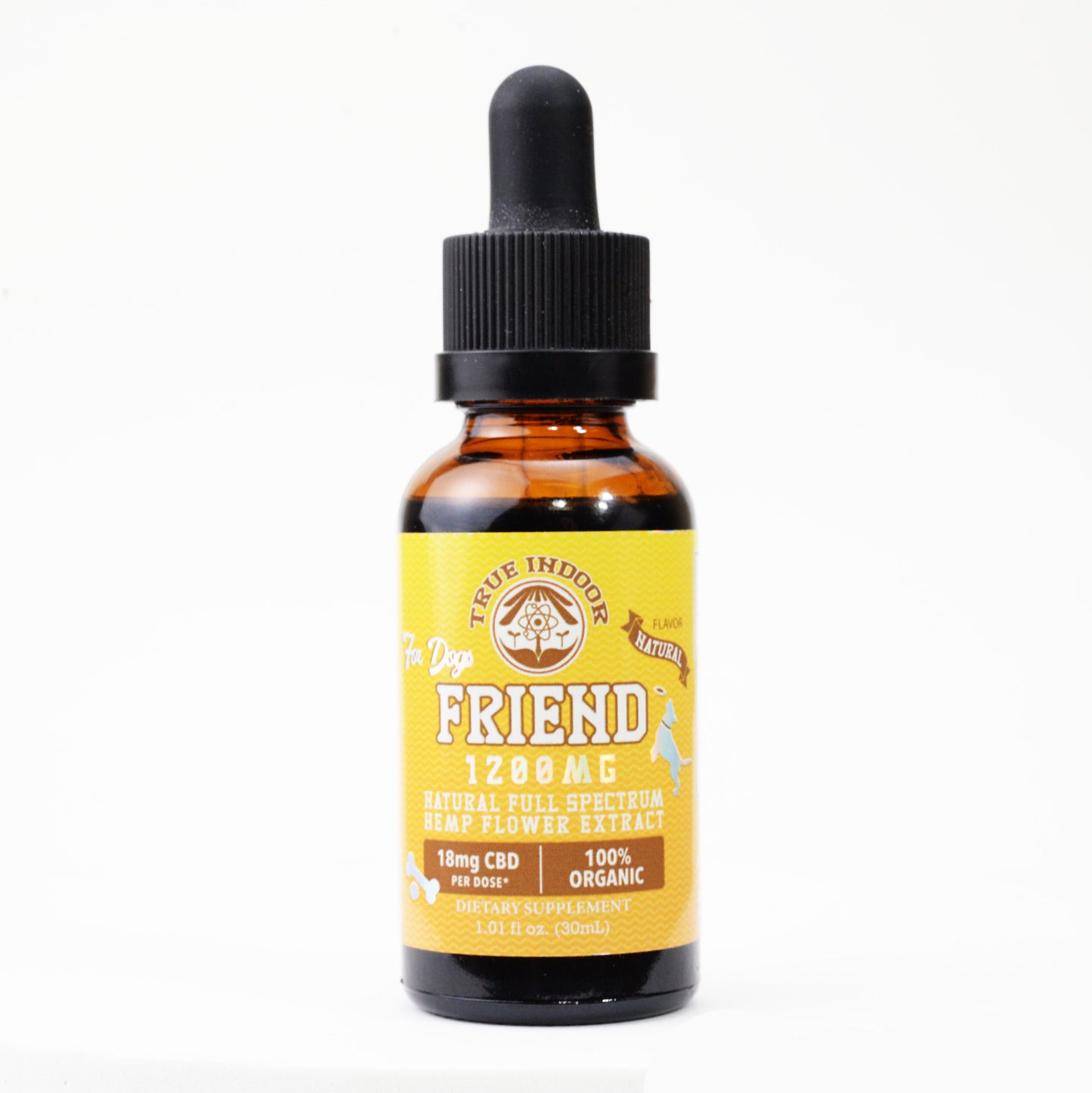 Friend Full Spectrum CBD Oil for Dogs- True Indoor - indoor cbd hemp flower