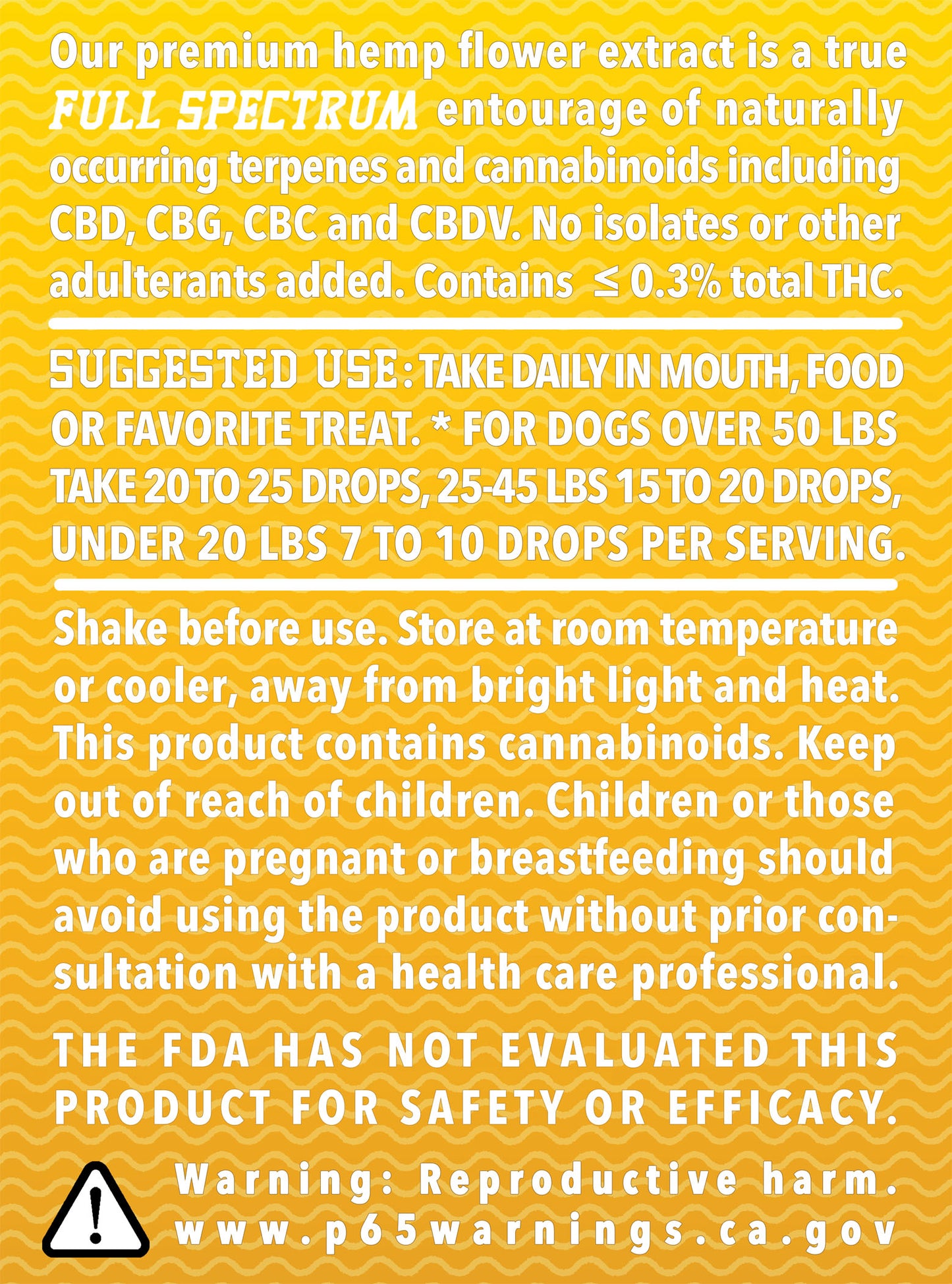Friend Full Spectrum CBD Oil for Dogs- True Indoor - indoor cbd hemp flower