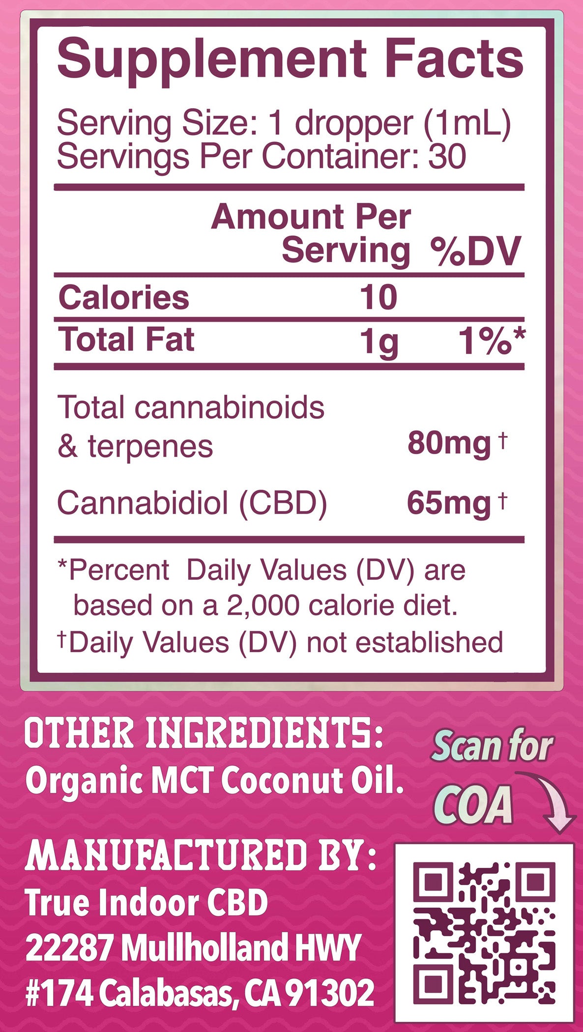 Glow Full Spectrum CBD Oil - True Indoor - indoor cbd hemp flower